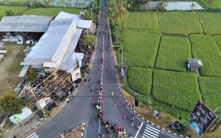 ETLE Drone Patrol Sukseskan Pengamanan Kemala Run 2026