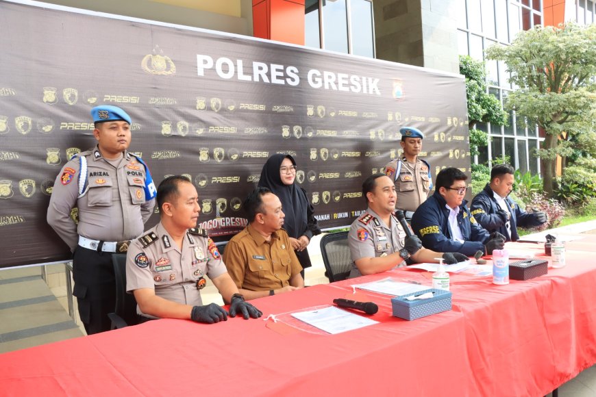 Polres Gresik Bongkar Sindikat Penipuan Rekrutmen ASN Bermodus SK Palsu
