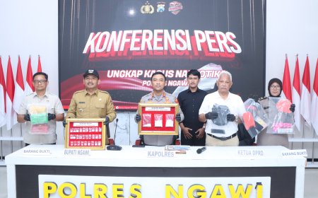 Polisi Ungkap Kasus Narkoba, Barang Bukti Disita