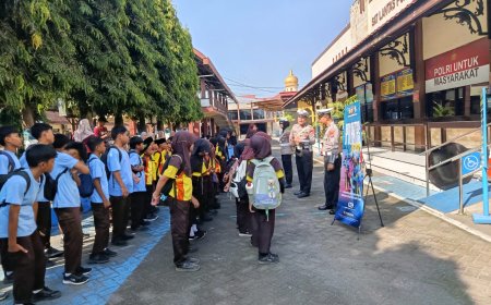 Polsanak: Polres Blitar Edukasi Pelajar Berbudaya Tertib Sejak Dini
