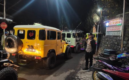 Long Weekend : Polres Probolinggo Pertebal Pengamanan di Kawasan Wisata Bromo