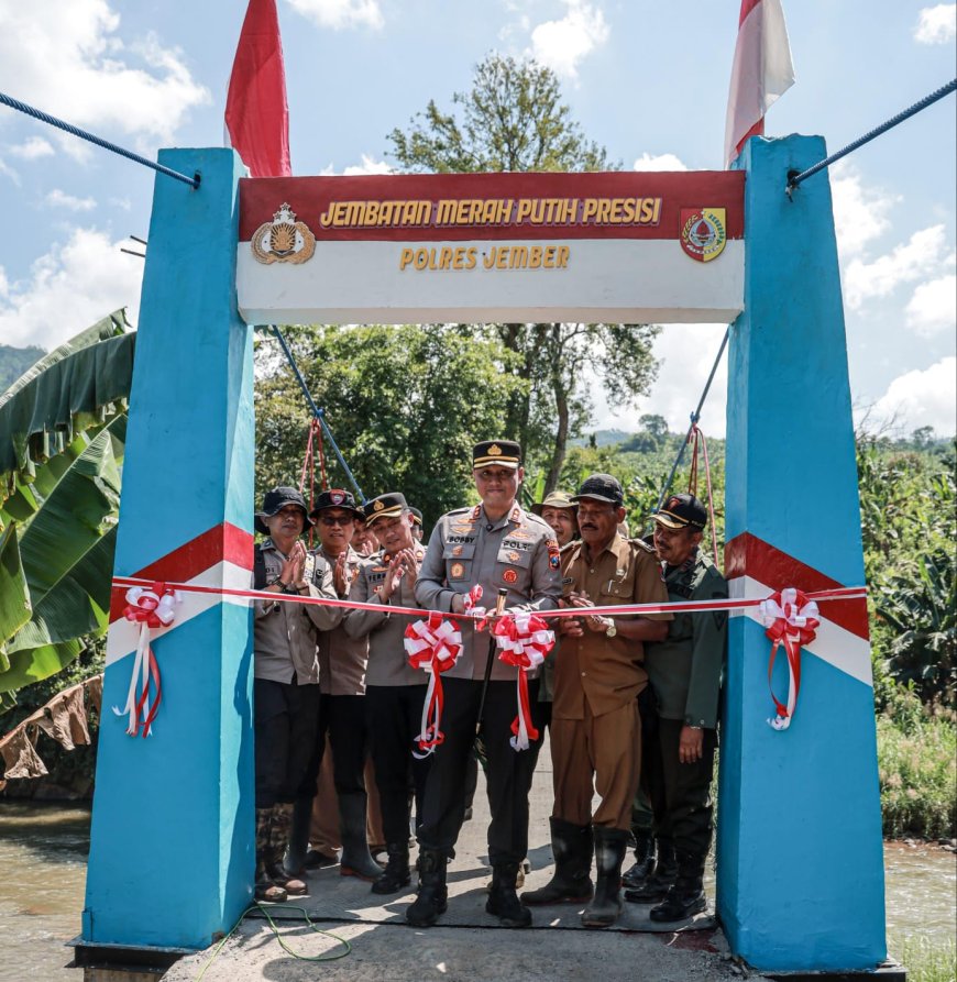 Dua Kecamatan Kini Terhubung Lebih Aman Berkat Jembatan Presisi