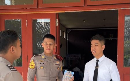 Taruna Akpol Kenalkan Layanan Darurat 110 kepada Pelajar