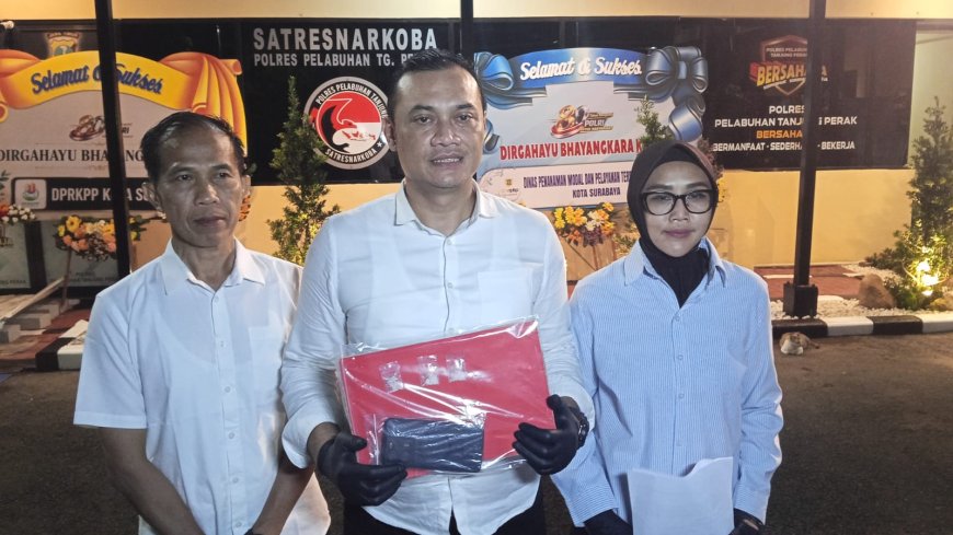 Polisi Amankan Pelaku Peredaran Sabu di Wilayah Kenjeran