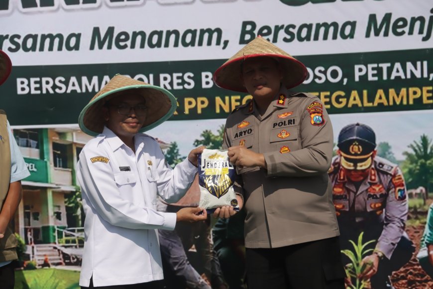 Hari Tani Nasional 2026, Polres Bondowoso Gandeng Petani dan Dunia Pendidikan Wujudkan Ketahanan Pangan